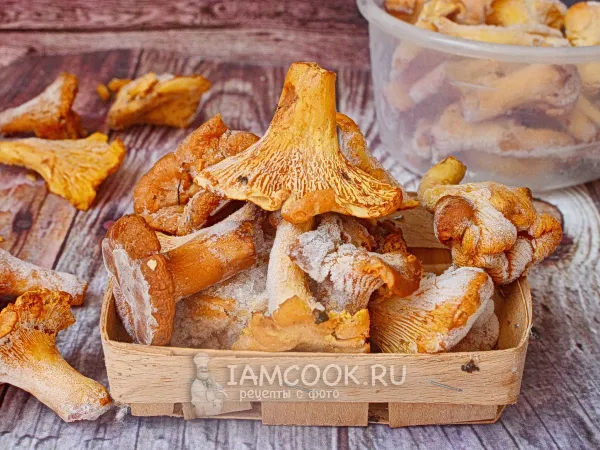 Фото блюда: Заморозка лисичек