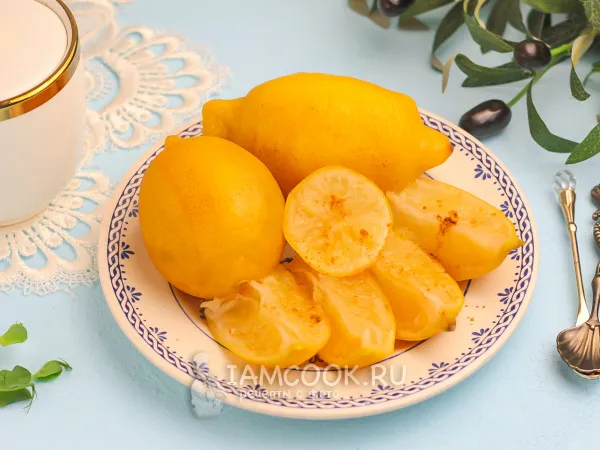 Фото блюда: Вареные лимоны