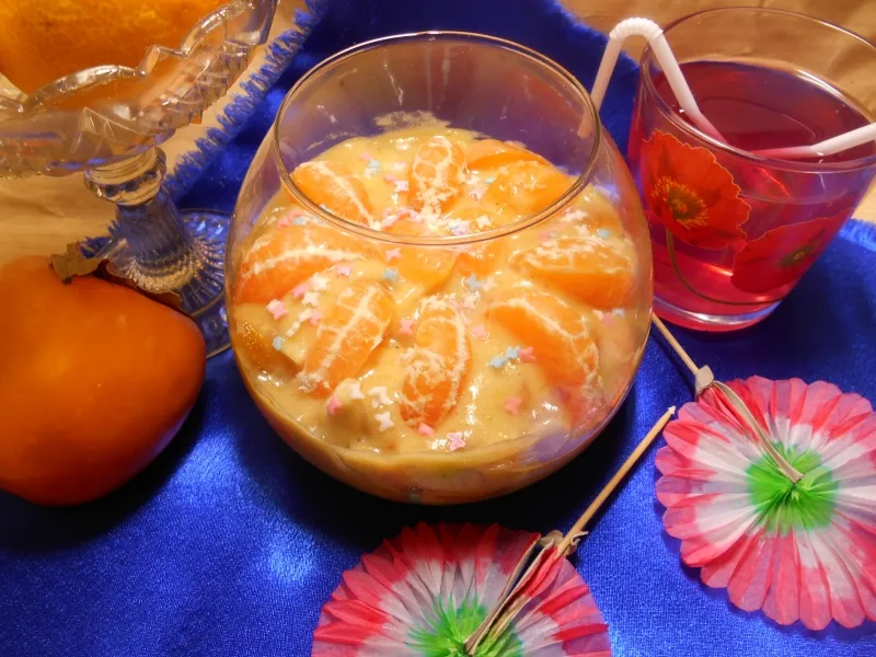 Фото блюда: Смузи-салат из хурмы и бананов