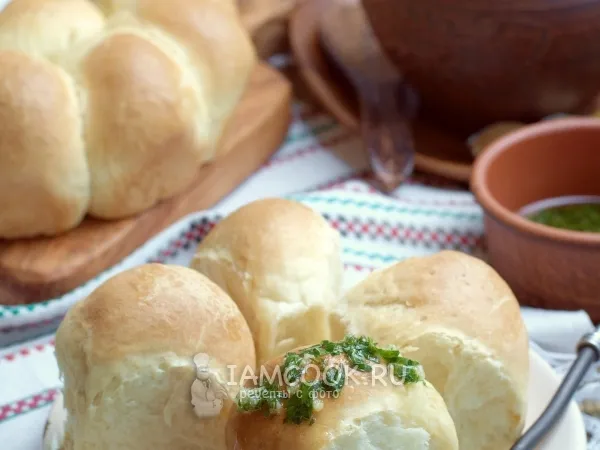 Фото блюда: Пампушки к борщу за 20 минут