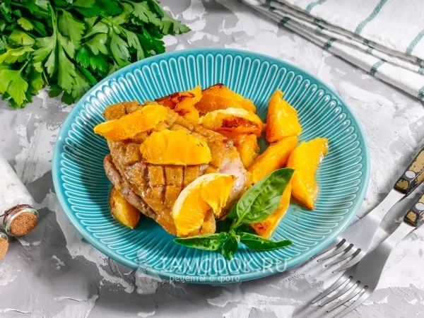 Фото блюда: Утиная грудка с апельсинами