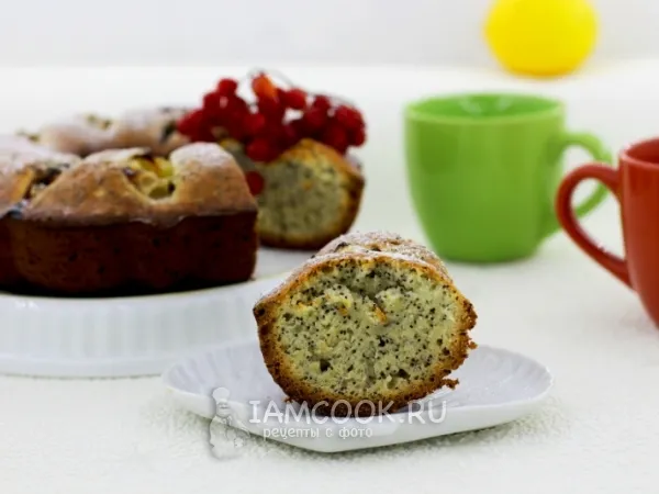 Фото блюда: Маковый кекс с лимоном