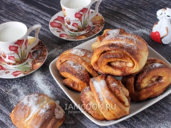 Фото блюда: Французские булочки с корицей