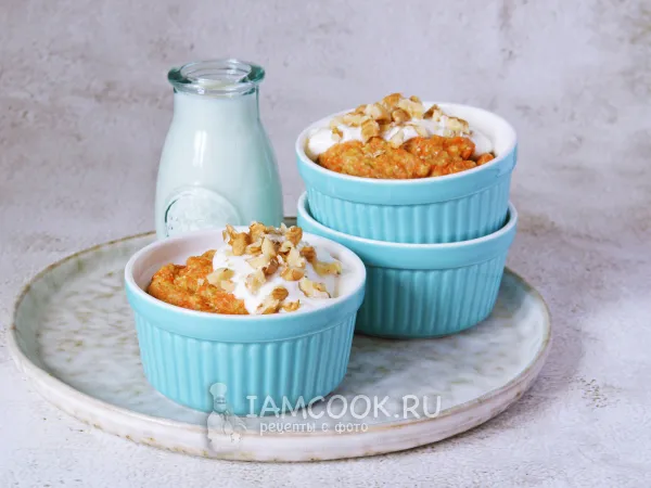 Фото блюда: Диетический морковный кекс в микроволновке