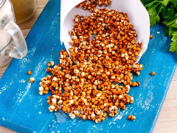 Фото блюда: Попкорн из гречки в микроволновке