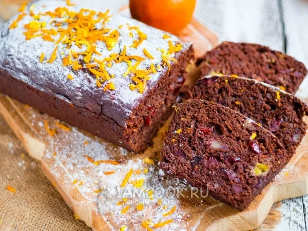 Фото блюда: Веганский «Пряничный» хлеб (фруктовый, без сахара)