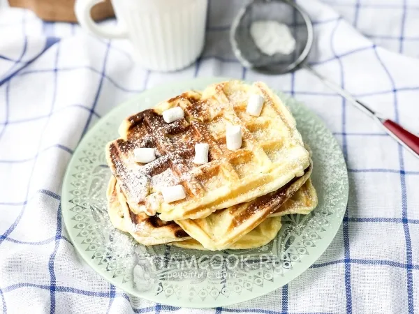 Фото блюда: Венские вафли с творогом