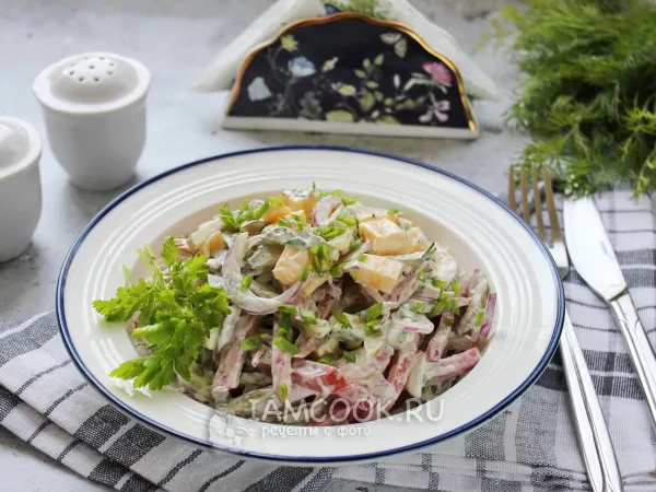 Фото блюда: Салат «Старый Мюнхен»
