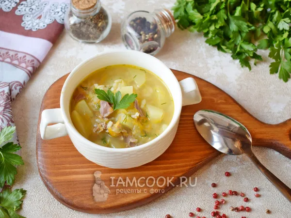 Фото блюда: Суп из утки с рисом