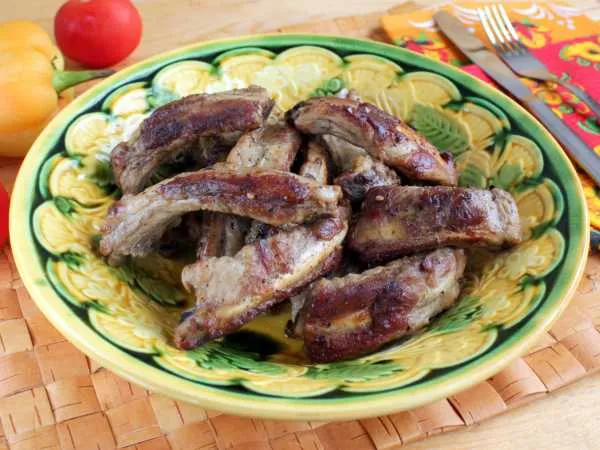 Фото блюда: Свиные ребрышки в мультиварке