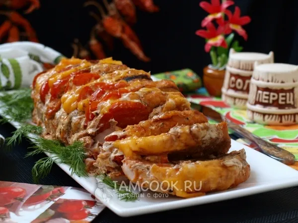 Фото блюда: Мясо «Гармошка» в духовке