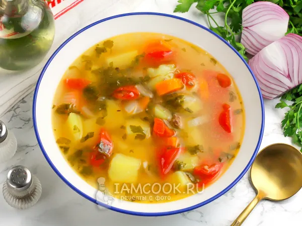 Фото блюда: Уха из консервов в мультиварке