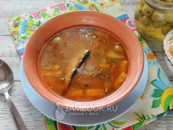 Фото блюда: Суп со шпротами