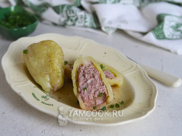 Фото блюда: Фаршированный перец сувид (су-вид)