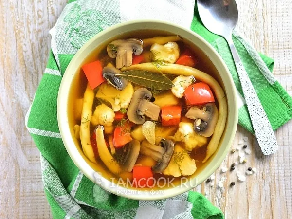 Фото блюда: Постный суп без масла