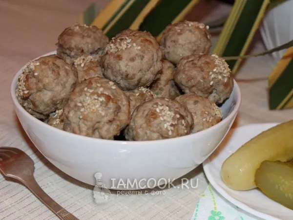 Фото блюда: Тефтели с гречкой