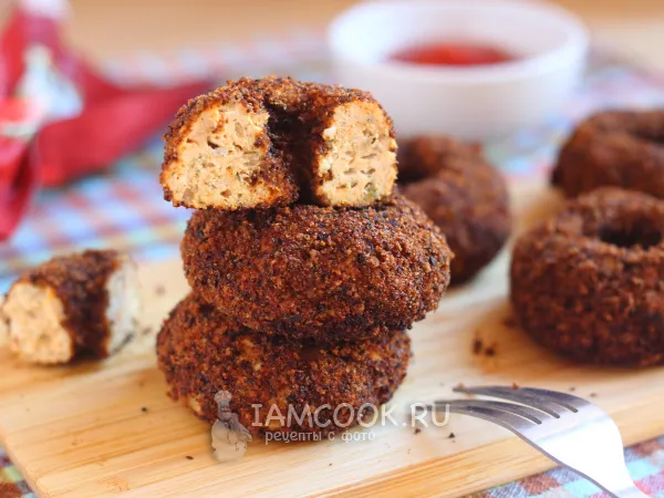 Фото блюда: Куриные пончики (из куриного фарша)