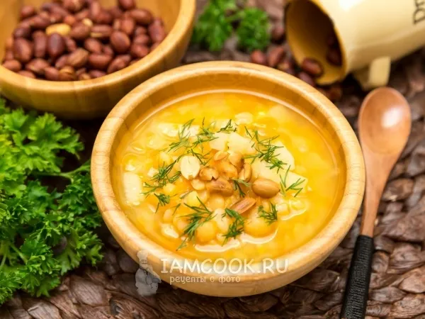 Фото блюда: Постный гороховый суп