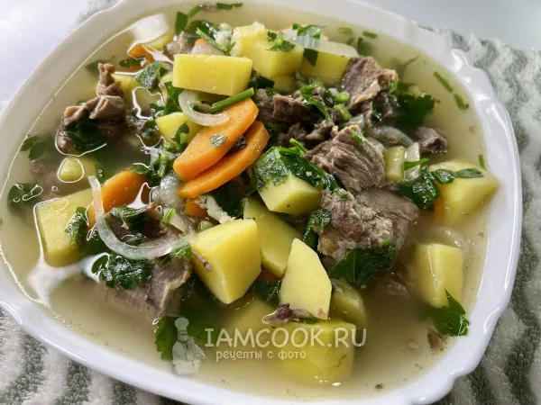 Фото блюда: Суп из конины с картошкой