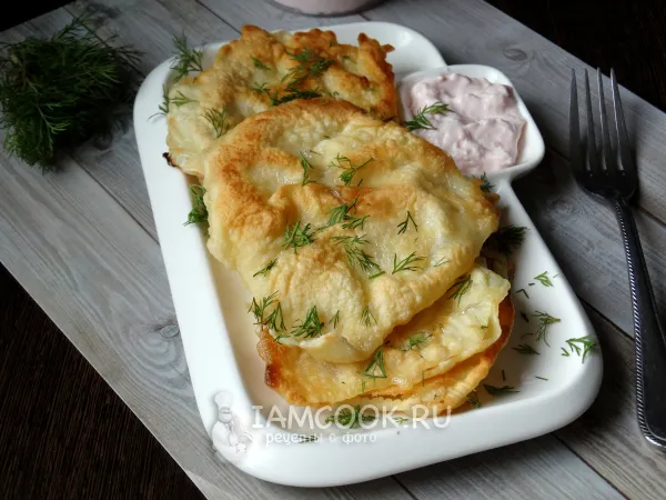 Фото блюда: Капустные листья в кляре