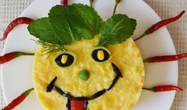 Фото блюда: Позитивная кукурузная каша на сливках (для детей)