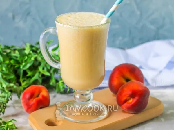 Фото блюда: Персиковый молочный коктейль