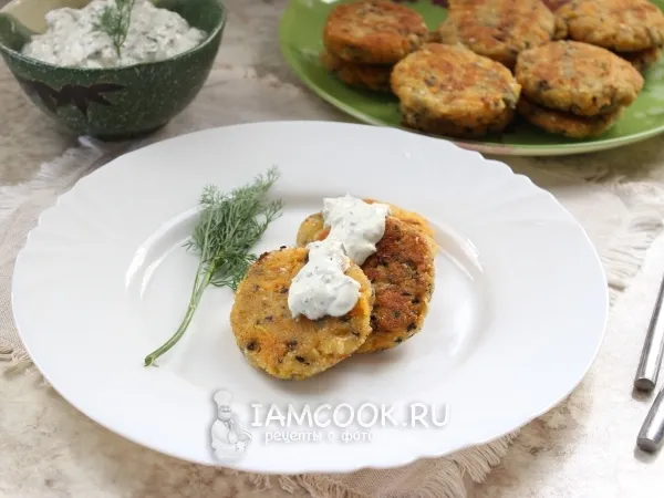Фото блюда: Котлеты из нута с семенами кунжута и тыквы