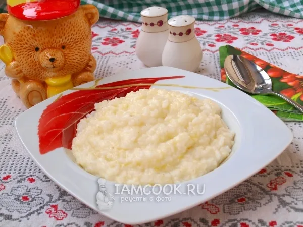 Фото блюда: Рисово-пшенная каша на молоке