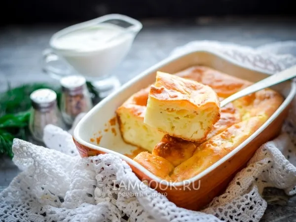 Фото блюда: Пирог из кабачков с сыром