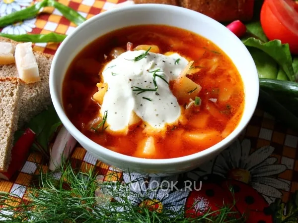 Фото блюда: Украинский борщ
