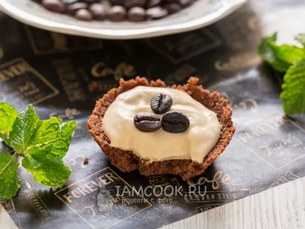 Фото блюда: Корзиночки с кофейным кремом (без выпечки)