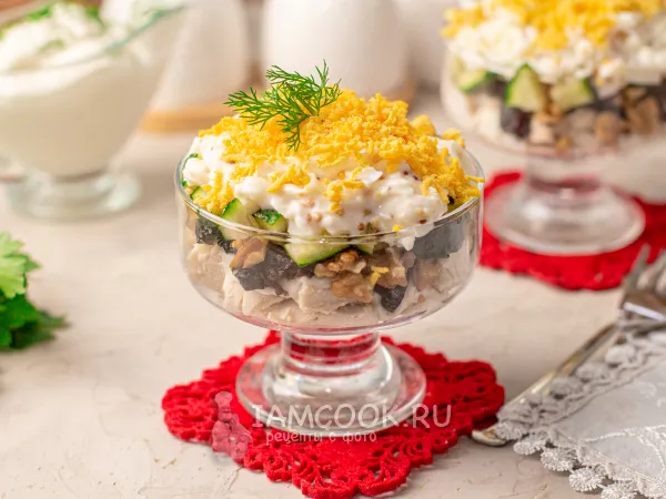 Фото блюда: Салат «Аристократ» с курицей