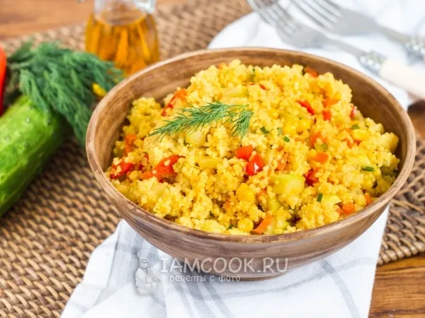 Фото блюда: Кус-кус с овощами