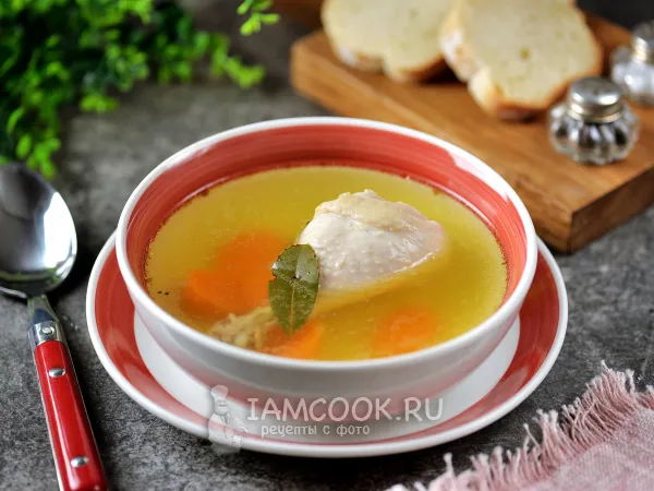 Фото блюда: Куриный бульон из окорочков