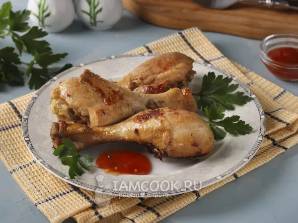 Фото блюда: Куриные голени в луковом маринаде