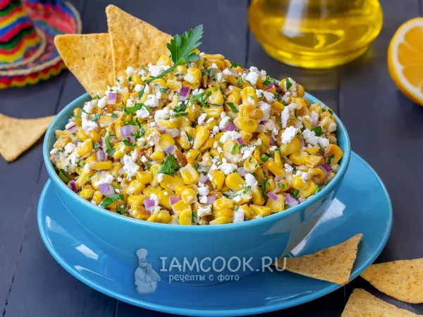 Фото блюда: Жареная кукуруза