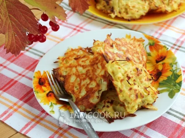 Фото блюда: Картофельные драники в духовке