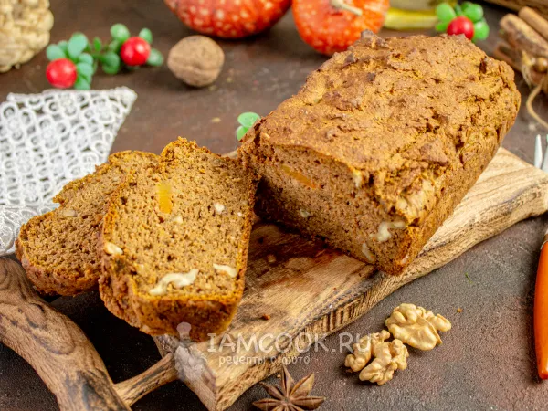 Фото блюда: Пряный тыквенный кекс