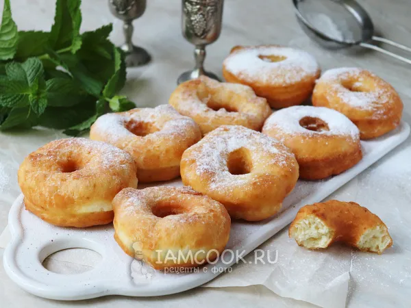 Фото блюда: Пончики на сыворотке