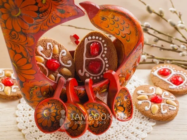 Фото блюда: Пряники «Пасхальные яйца»