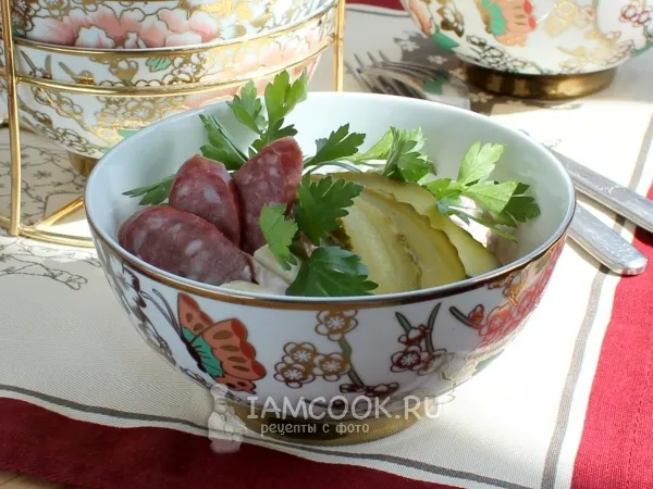 Фото блюда: Салат «Баварский»