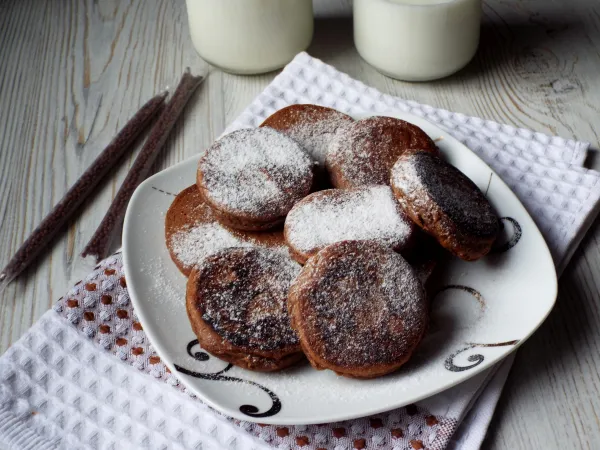 Фото блюда: Шоколадное печенье на сковороде