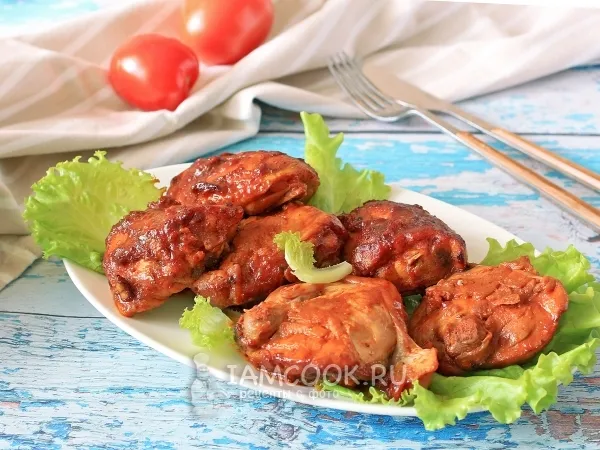 Фото блюда: Курица в томате