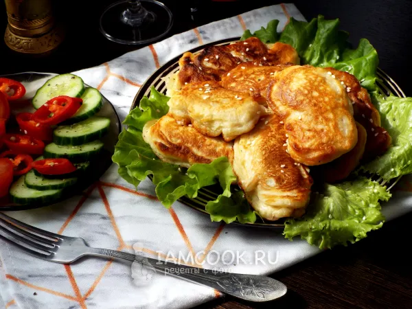 Фото блюда: Кета в кляре на сковороде