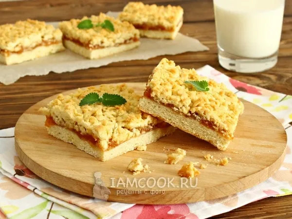 Фото блюда: Тёртый пирог с повидлом