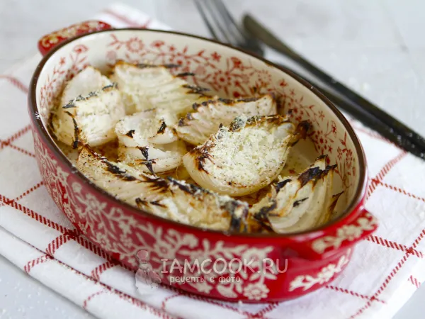 Фото блюда: Лук с сыром в аэрогриле