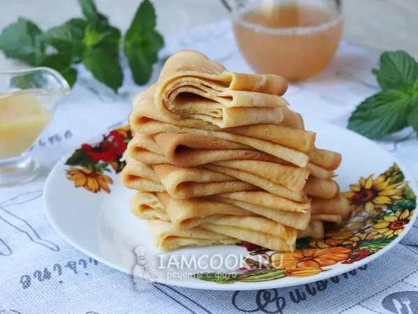Фото блюда: Блины на яблочном соке