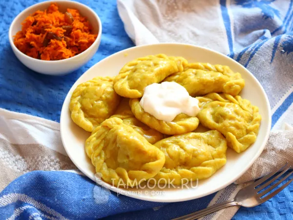 Фото блюда: Вареники с морковью