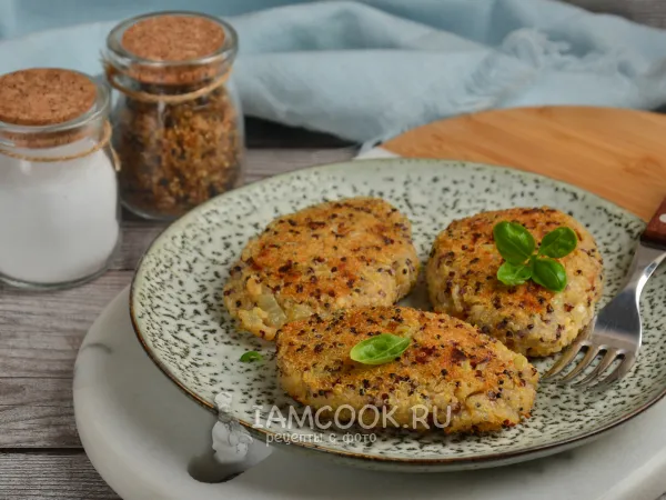 Фото блюда: Котлеты из киноа