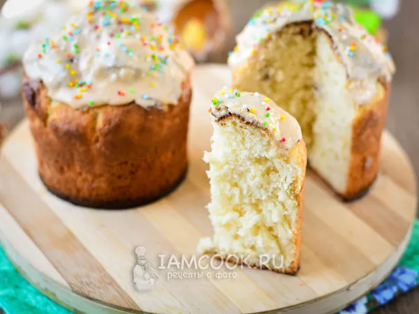 Фото блюда: Влажный кулич (пасхальный)